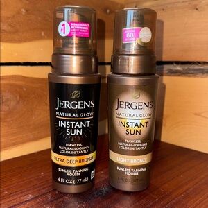 🌸FWP🌸Jergens Natural Glow Instant Sun self tanning mousse bundle